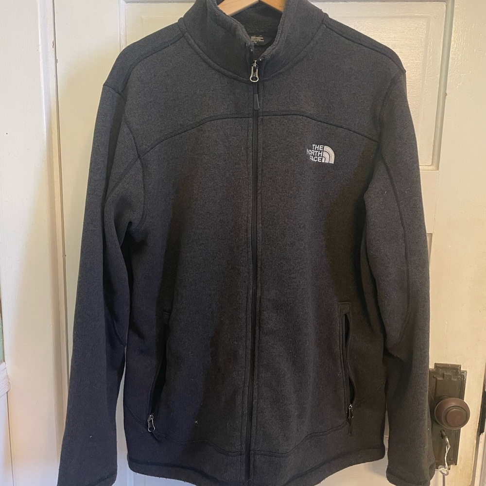 North Face Dark Grey Fleece Jacket